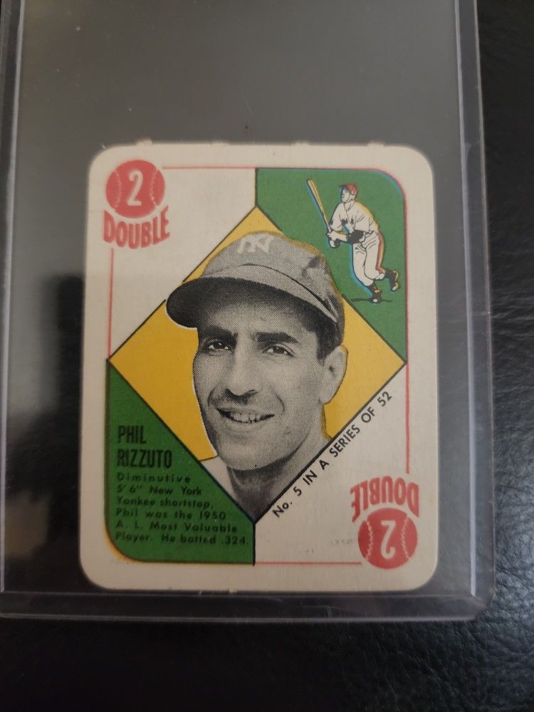 1951 Topps Phil Rizzuto Redback Baseball Card