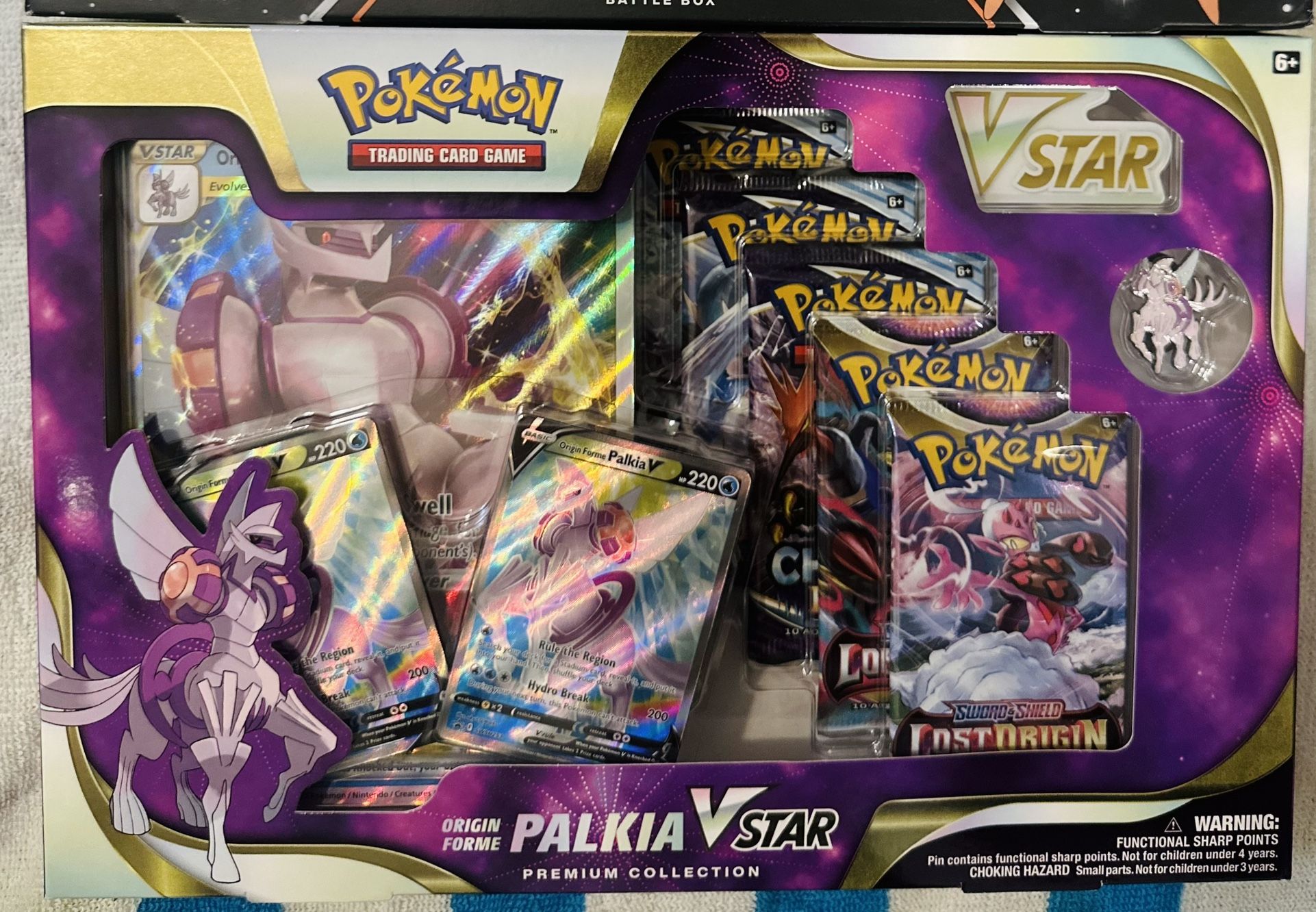 Pokemon TCG: Origin Forme PALKIA V STAR PREMIUM COLLECTION