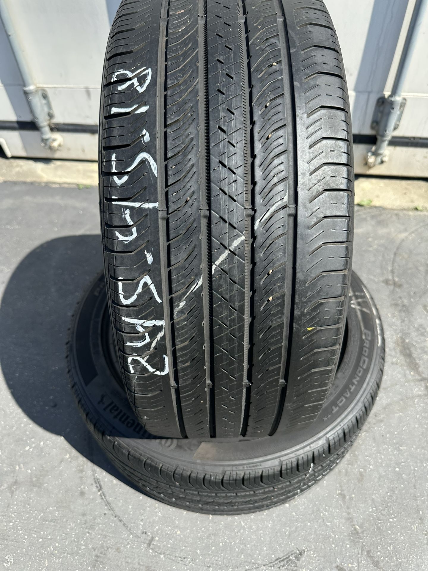 245/45/18 used tires one pair