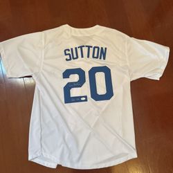 Autographed Don Sutton Los Angeles Dodgers Jersey – JSA Certified (HOF ’98) 