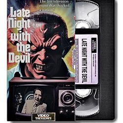 Late Night With The Devil VHS TAPE