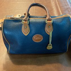 Buy the Vintage Dooney & Bourke All-Weather Leather Speedy Handbag