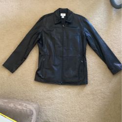 Leather Armani Exchange Jacket