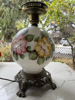 Beautiful Hand Painted Lamp