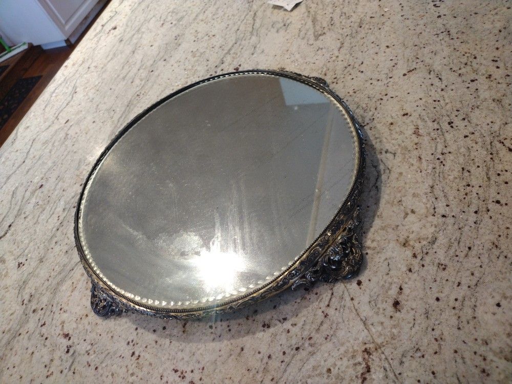 Antique Plateau Mirror For Dressing Table