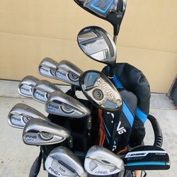 Ping G Series Golf Set Irons 5-PW, GW with Steel Shafts, Ping G Series Driver