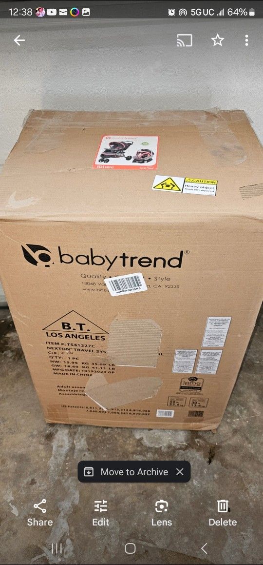 Baby Trend Travel System 