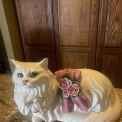 Vintage Porcelain Cat