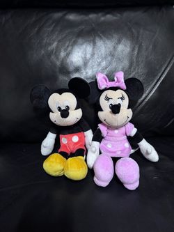 Disney Junior Mickey and Minnie Mouse Stuffed Animal Soft Plush Toy plushie doll
