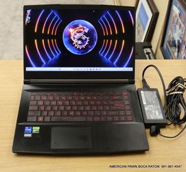  MSI Thin GF63 UDX  Gaming Laptop 15.6” 512 GB SSD Intel Core i7 32 GB RAM Used 