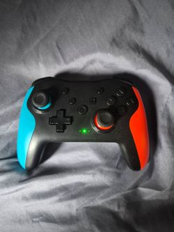 nintendo switch controller blue,red