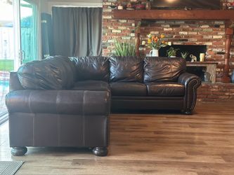 Leather couch