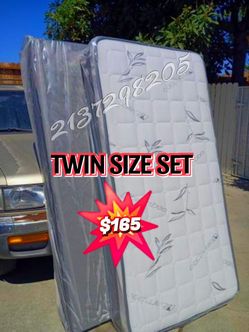 Twin Size Mattress With Boxspring