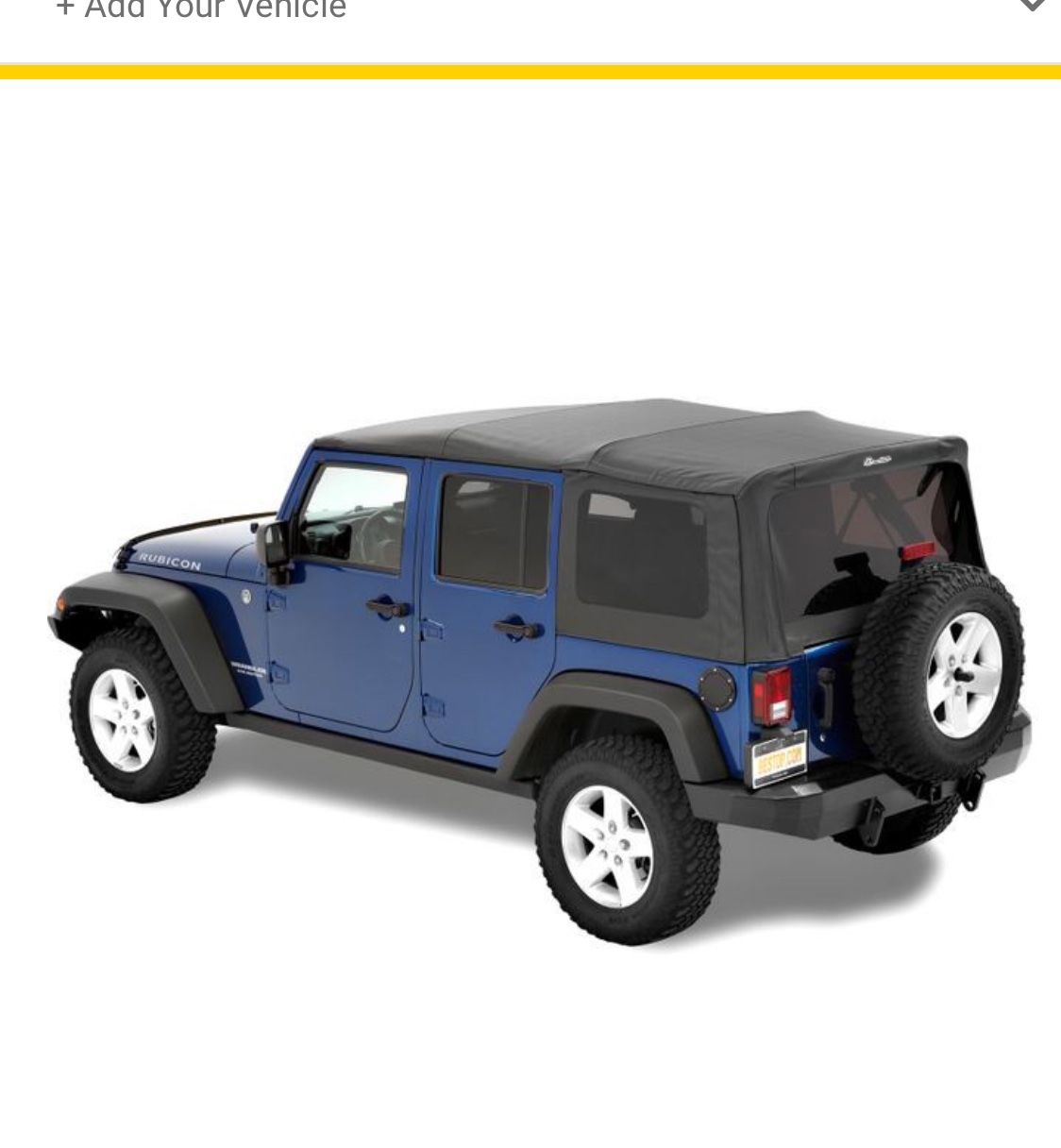 Jeep Soft Top Cover