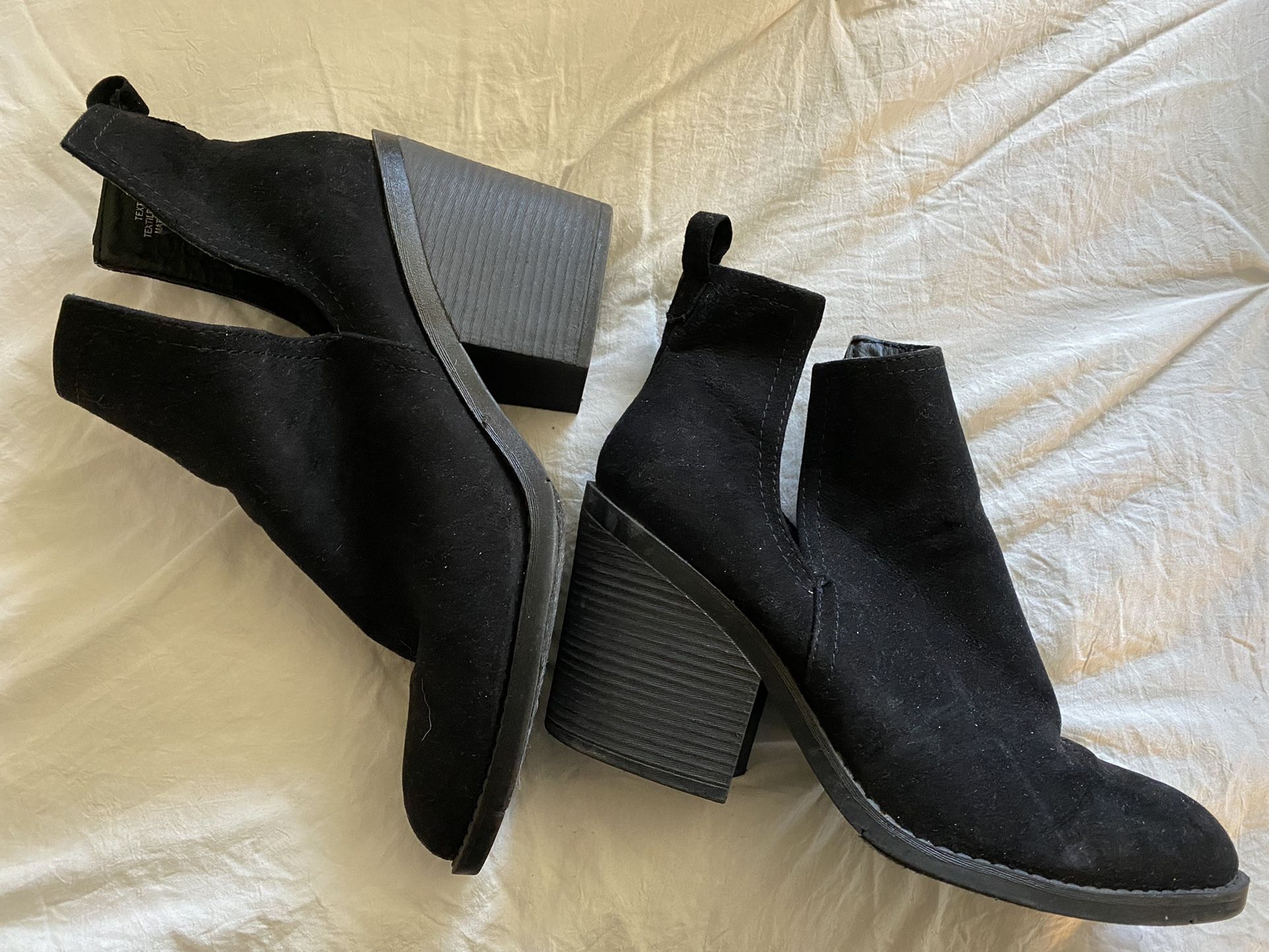 Black Size 10 Booties