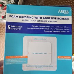 Five Larger Size Dressing Pads