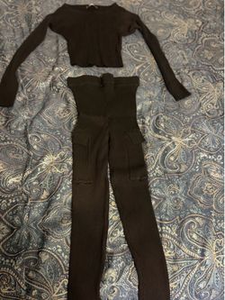 Two piece set black