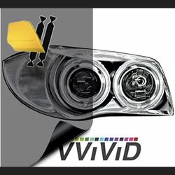 Air-Tint Extra-Wide Headlight Taillight Vinyl Tint Wrap 16 Inch x 48 Inch Roll I