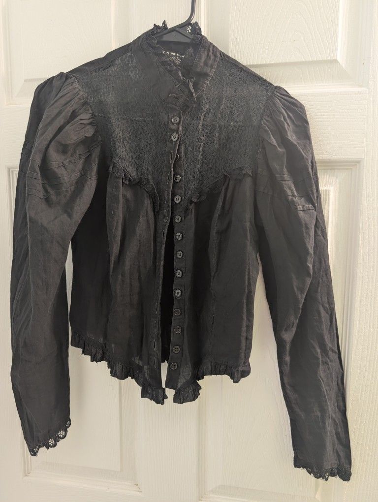 Goth Victorian Button Up