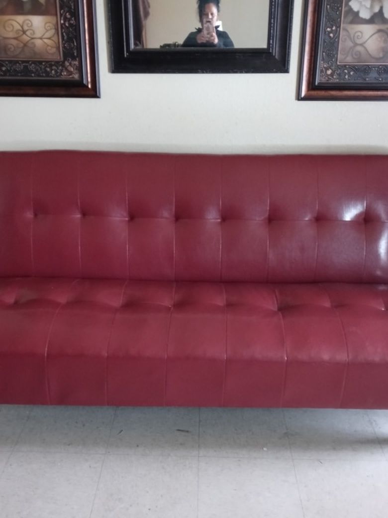 Beautiful Red Futon