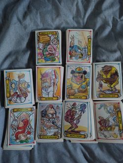 Lot Of 245 Baseballs Greatest Gross Outs Sticker Cards