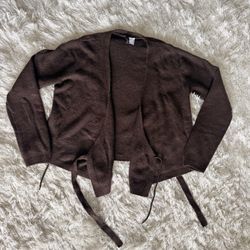 Women’s H&M Brown Sweater Cardigan 