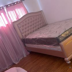 Pink Full Size Bed Frame 