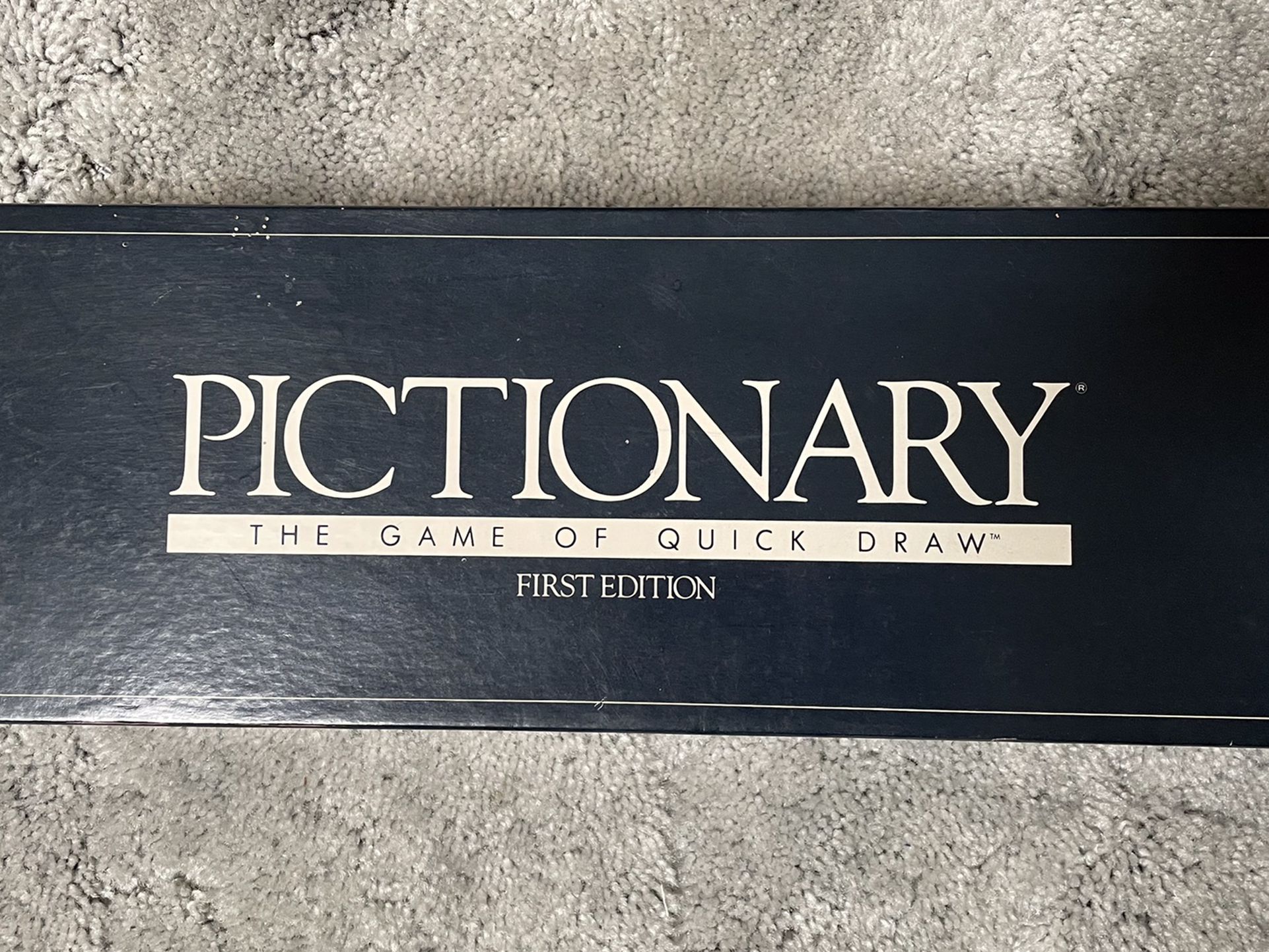 Pictionary First edition 1985. All pieces included   Smoke free home. 
