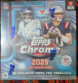 2025 Topps Chrome Football Mega Box