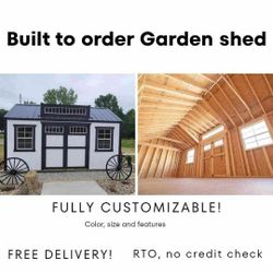 New Custom new shed, chicken coop, cabin, tiny home or garage
