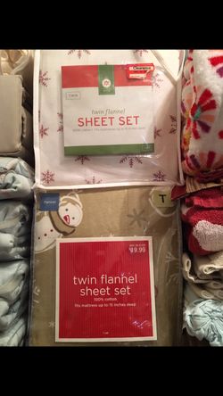 Twin flannel sheets