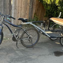Bicycle And Wagon Fits 2 People 