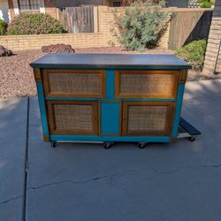 Craft or buffet table unit Storage