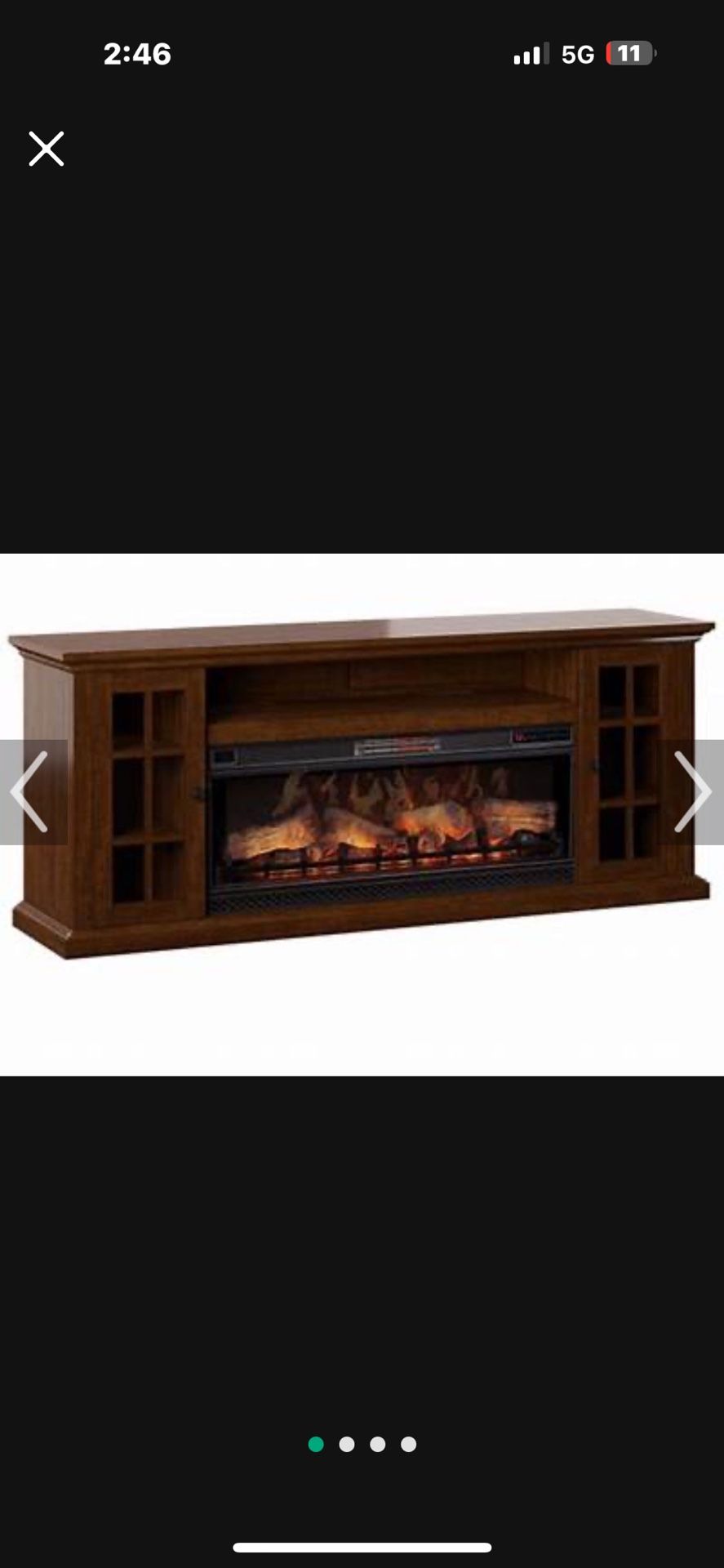 Tv Stand & Electric Fireplace