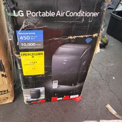 LG 10,000 BTU Portable Air Conditioner 450 square feet. 

