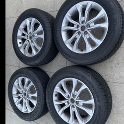 4 — 245/60r18 5x4.5 5x114.3 Stock Kia Telluride Cx-9 Suv Wheels Rims Good Firestone 80% Treads 2024 DOt!!