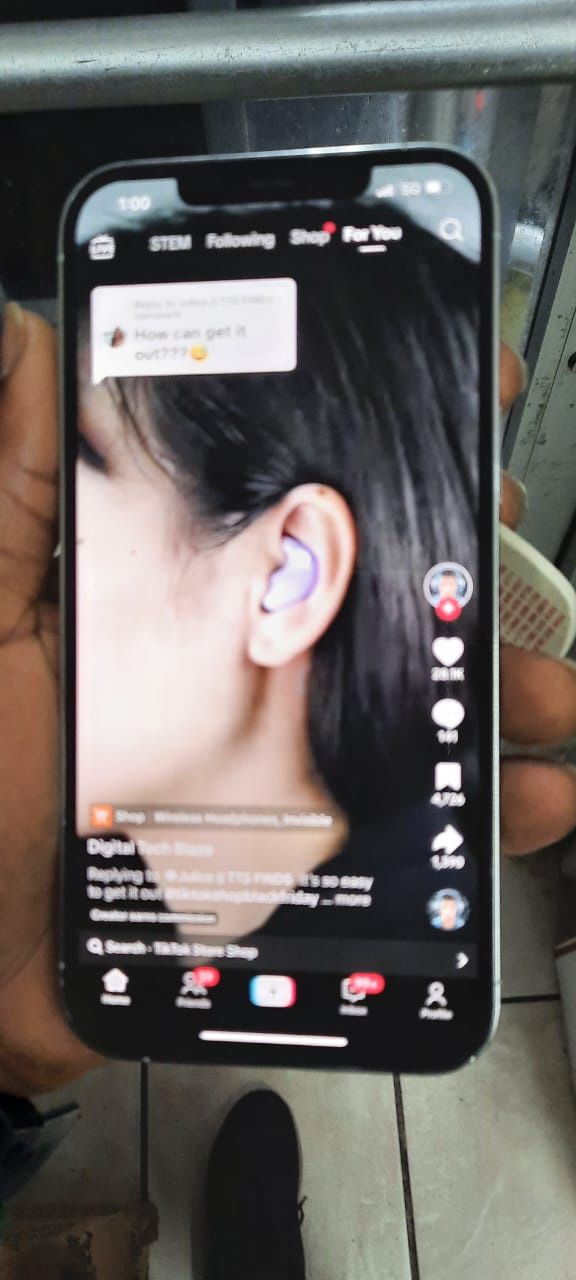 iPhone 12 Pro Max With TikTok App 2k Followers