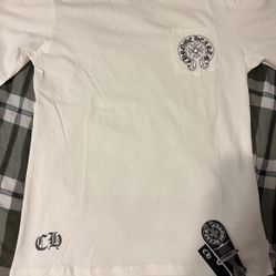 Chrome Hearts White Los Angeles Long Sleeve Shirt Size Medium