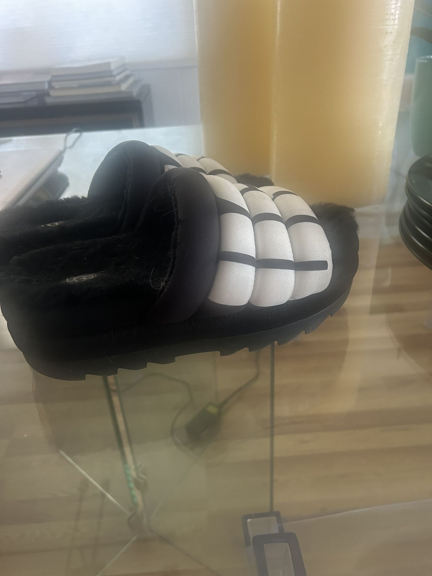 UGG Puff Platform Slides