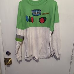 Disney Buzz Lightyear Long Sleeve Spirt Jersey Size Medium