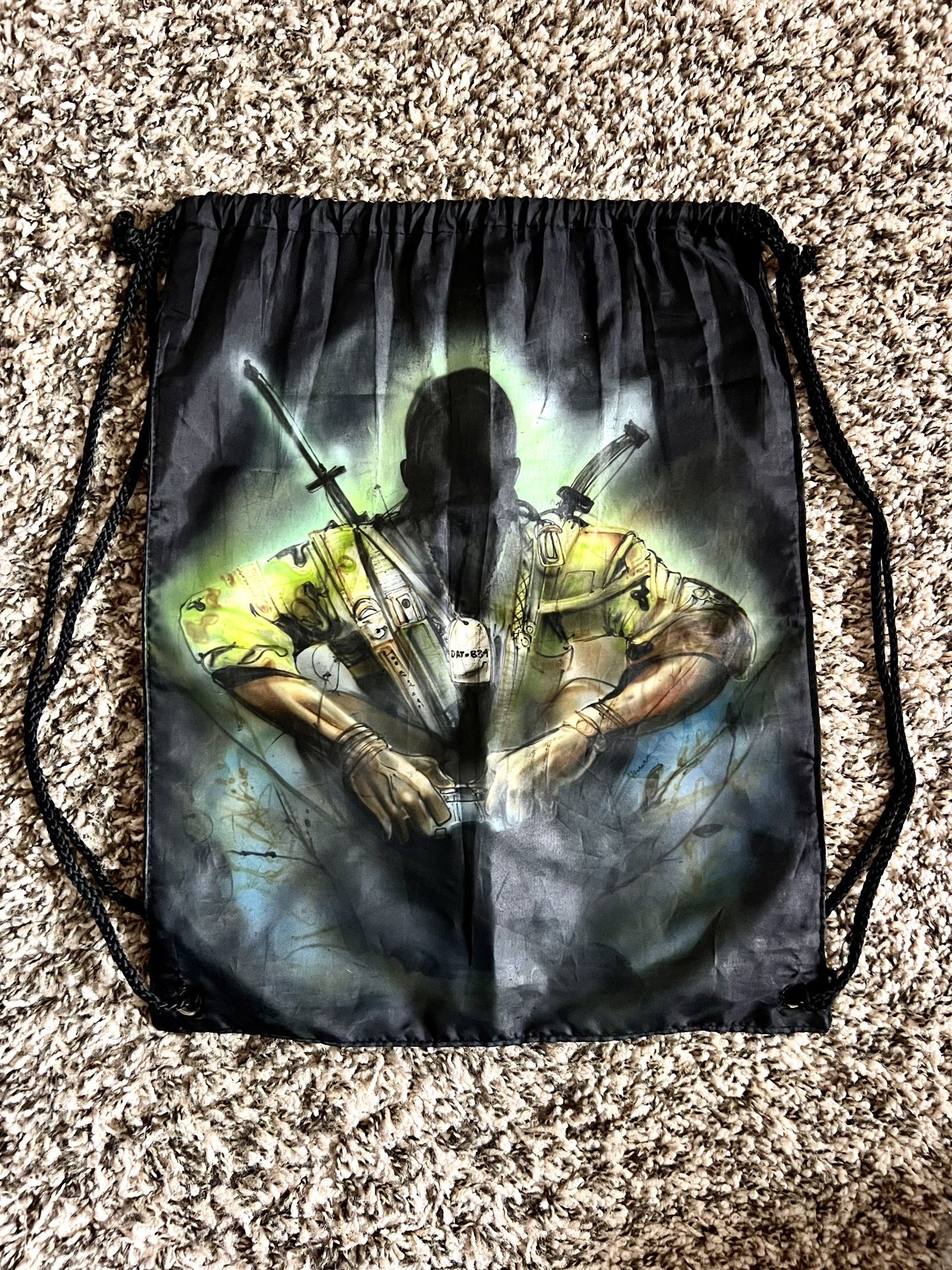 Call of Duty Drawstring Cinch Backpack Sport Bag