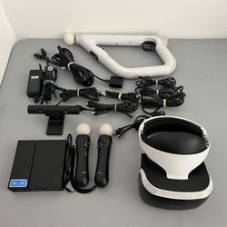 PlayStation VR1 Complete Setup With An Aim Controller 