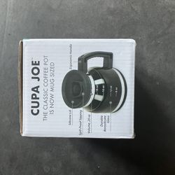 cupa joe coffee pot mug sized