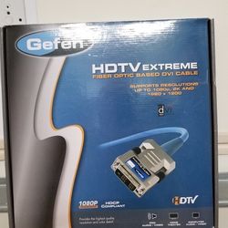 Both New Open Box Gefen HDTV Extreme 33ft. fiber optic based DVI cable 