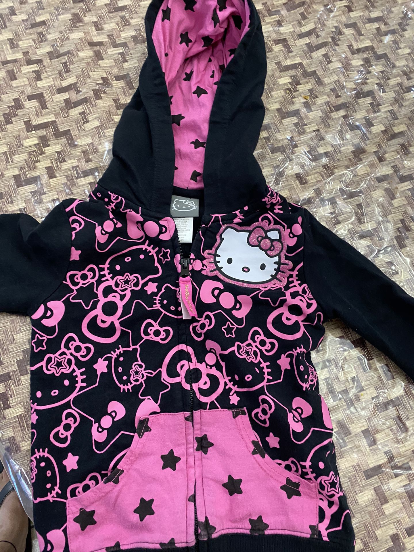 Hello kitty girls jacket with hoody for $4