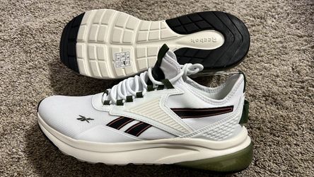 Reebok White Sneakers with Black & Orange  Accents Men's in 10.5