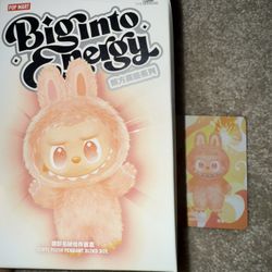 Pop Mart Big Into Energy The Monsters Labubu - Happiness