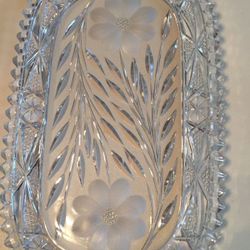Thick Crystal Glass Serving Dish