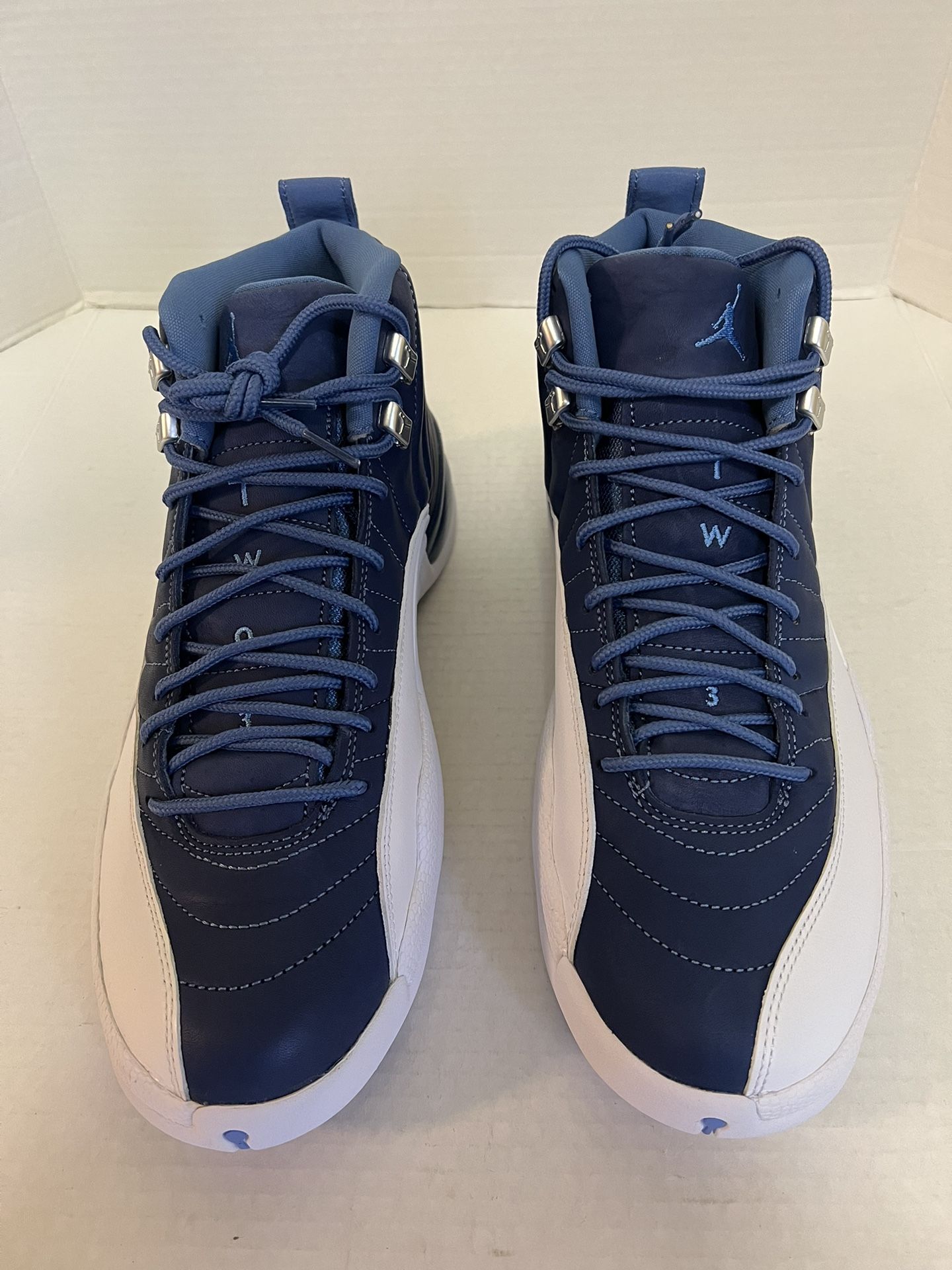 AIR JORDAN 12 RETRO STONE BLUE LEGEND BLUE MEN’S US SIZE 11