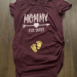 Womans Maternity Shirt Size Large By Ruby & Lace #12